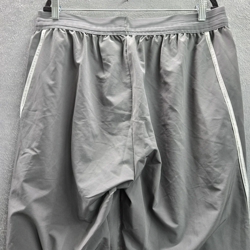 Adidas Men Activewear Pants XL Gray Track Pants Training Sideline Woven READ